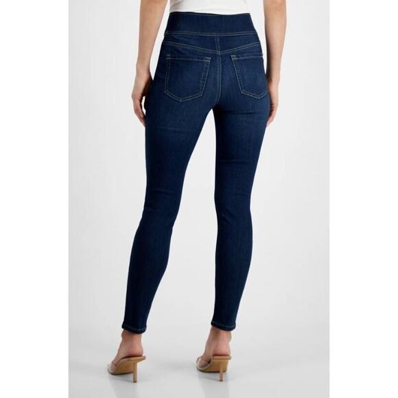 I.N.C. International Concepts Women's Skinny Pull-On Jeans in Indigo Size 6 $70 - Picture 2 of 6
